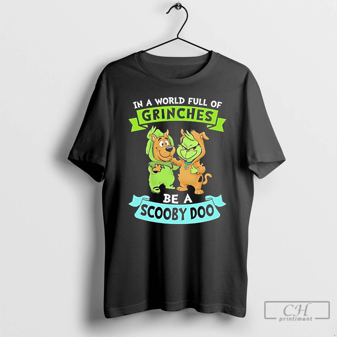 Classic In A World Full Of Grinches Be A Scooby Doo T Shirts Hoodie, Sweatshirt | InkNestWear.com