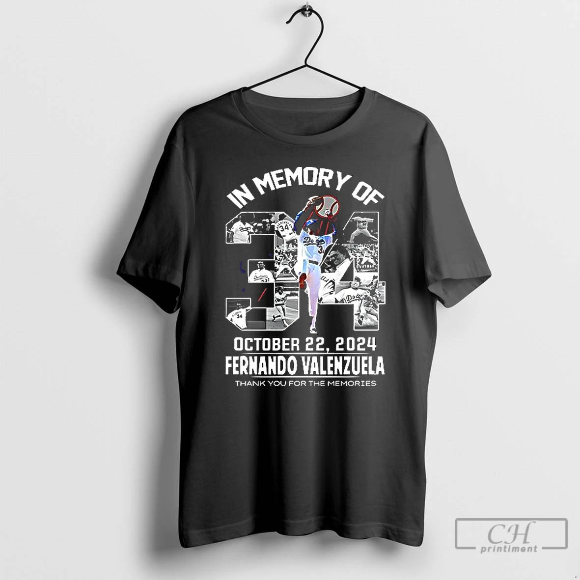 Classic In Memory Of Fernado Valenzuela October 22 2024 T Shirts Hoodie, Sweatshirt | InkNestWear.com