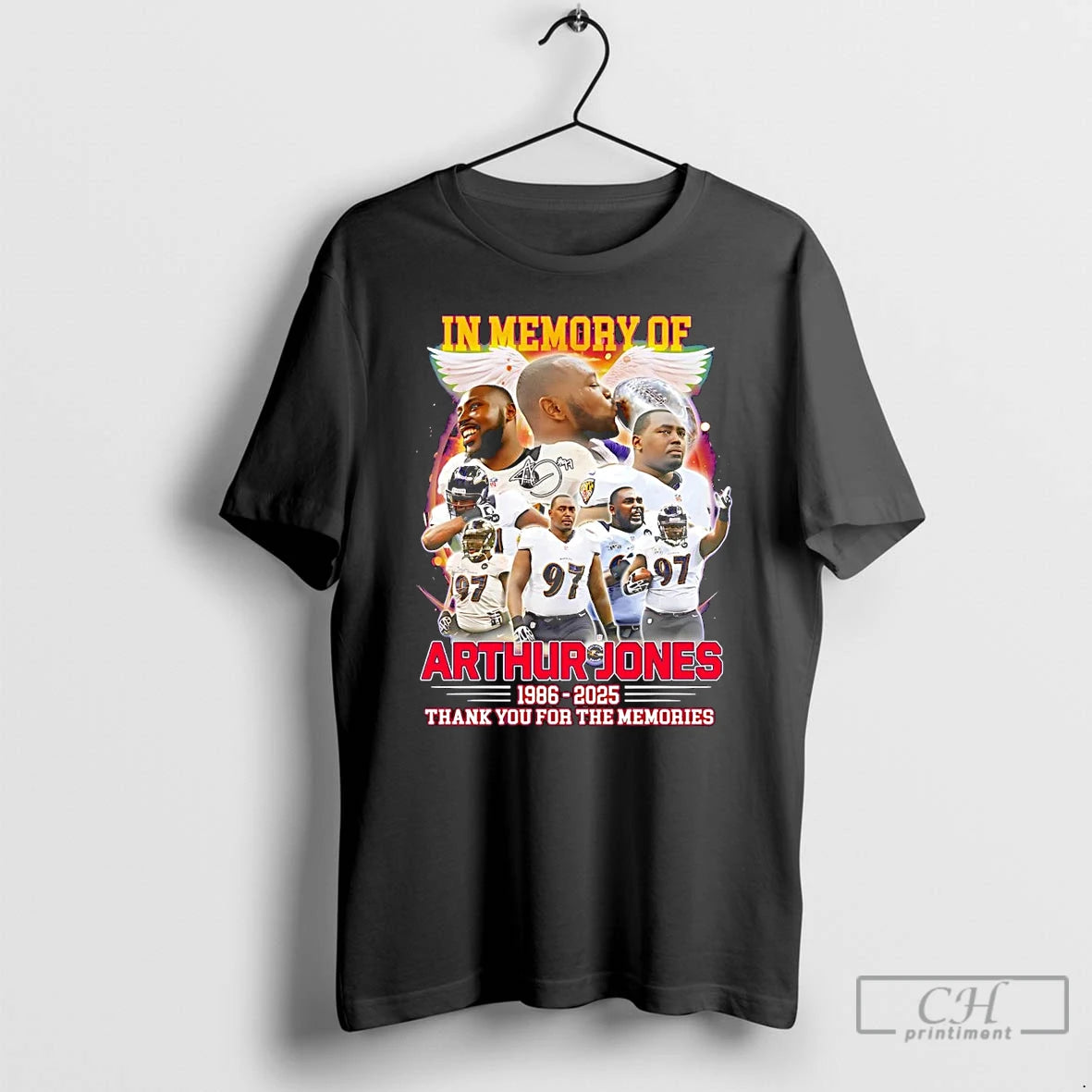 Classic In Memory Of Arthur Jones 1986 2025 Thank You For The Memories T Shirts Hoodie, Sweatshirt | InkNestWear.com