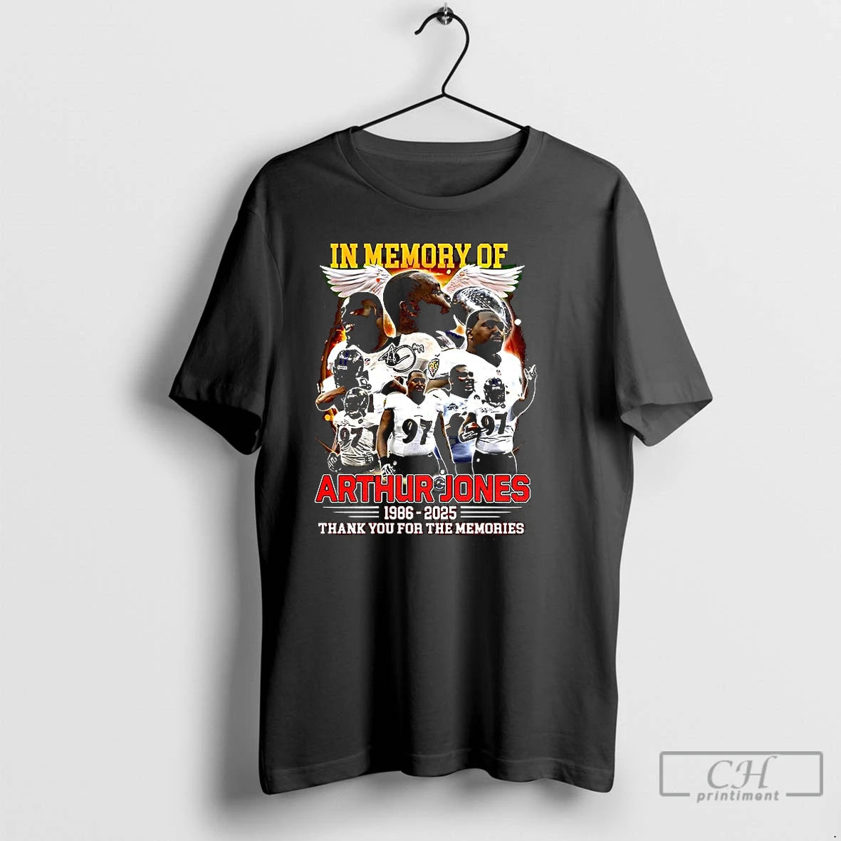 Classic In Memory Of Arthur Jones 1986 2025 Thank You For The Memories Signature T-Shirts, Hoodie, Sweatshirt