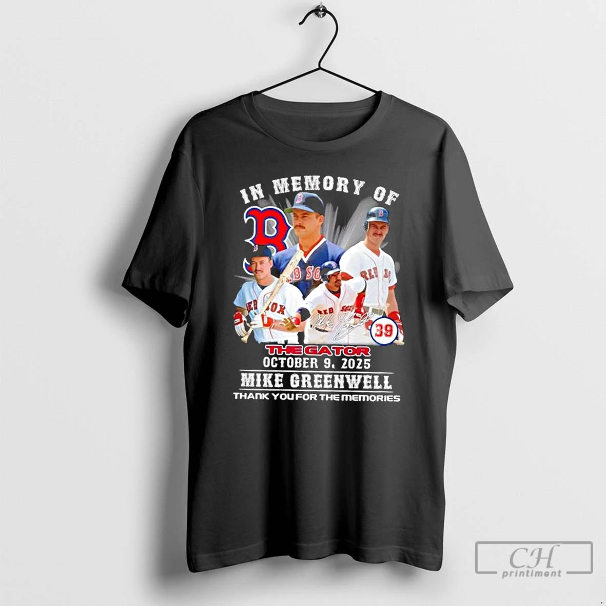 Classic In Memory Of The Gator Mike Greenwell Boston Red Sox T-Shirts, Hoodie, Sweatshirt | InkNestWear.com