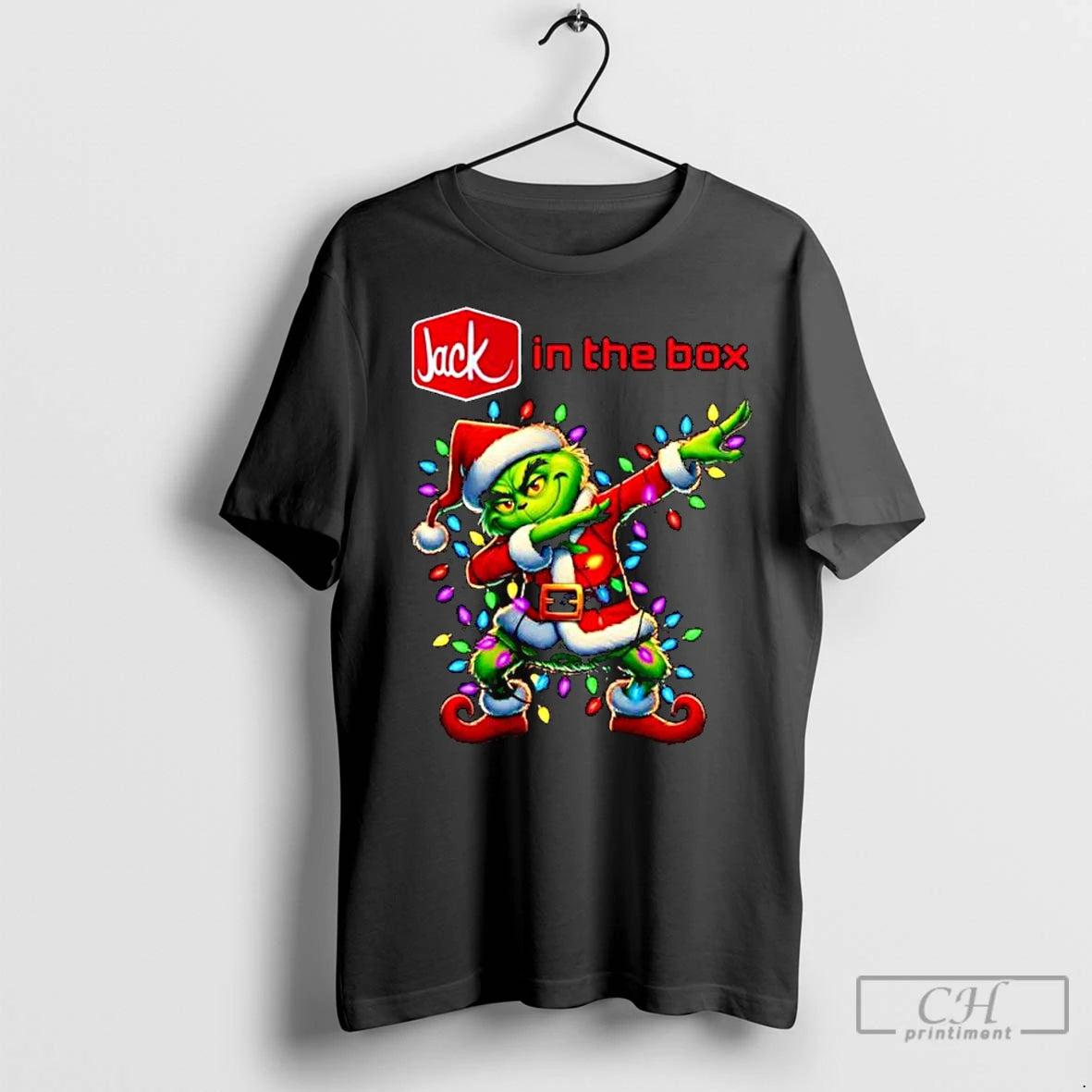 Classic Jack In The Box X Grinch Dabbing Merry Christmas Ornaments T-Shirts, Hoodie, Sweatshirt | InkNestWear.com