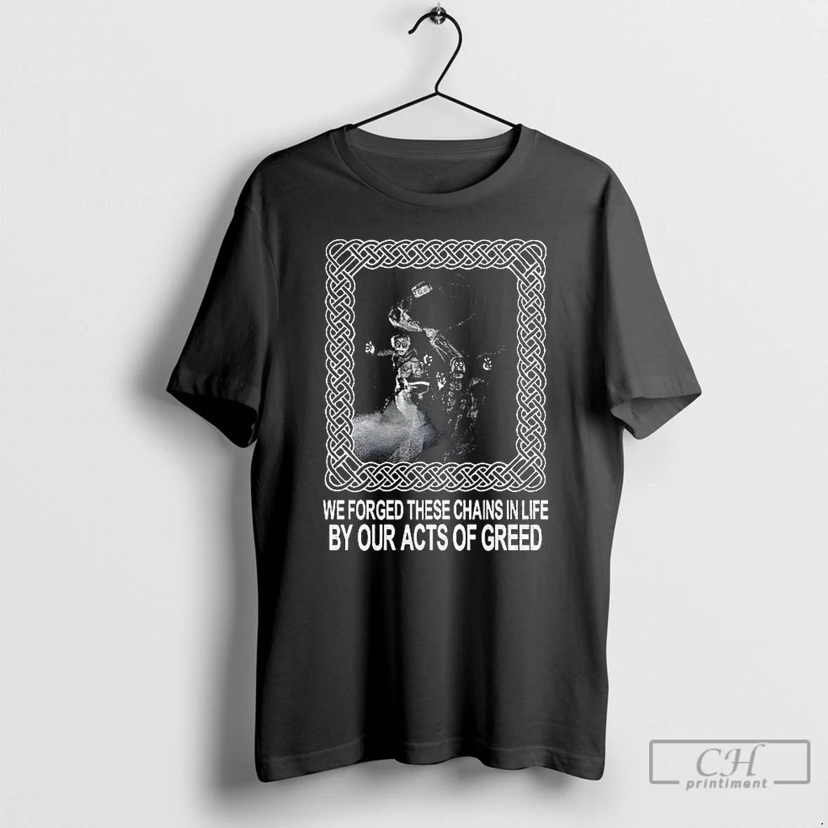 Classic Jacob Marley We Forged These Chains In Life By Our Acts Of Greed Vintage T-Shirts, Hoodie, Sweatshirt