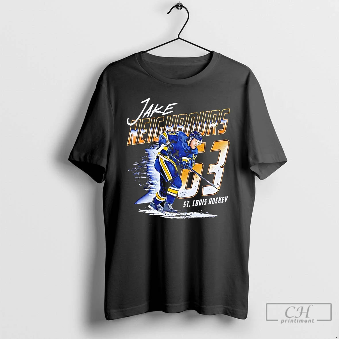 Classic Jake Neighbours 63 St Louis Hockey Player Name T Shirts Hoodie, Sweatshirt | InkNestWear.com