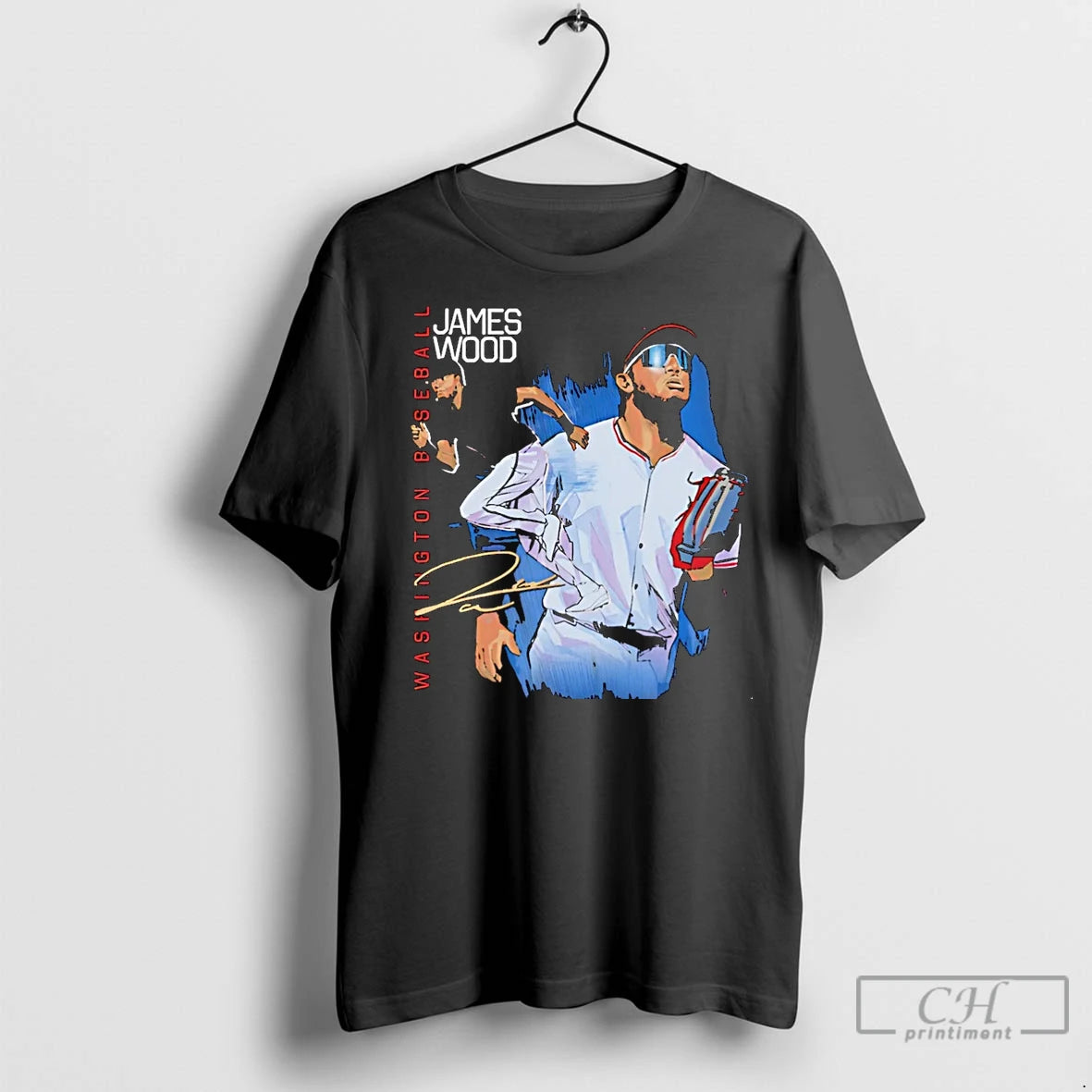 Classic James Wood Washington Baseball Signature Christmas Ornaments T-Shirts, Hoodie, Sweatshirt | InkNestWear.com