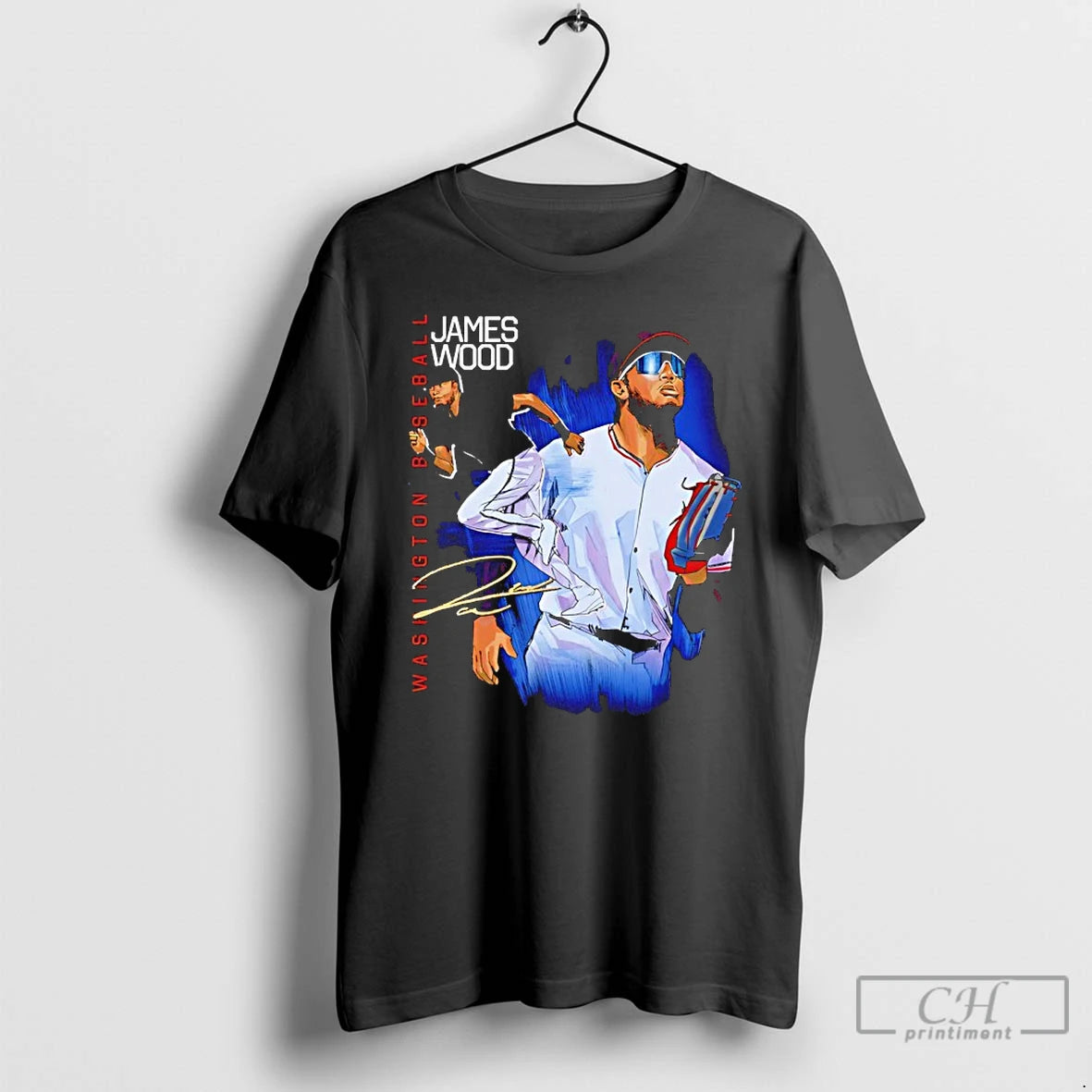 Classic James Wood Washington Nationals Baseball Autographed Classic T Shirts Hoodie, Sweatshirt | InkNestWear.com