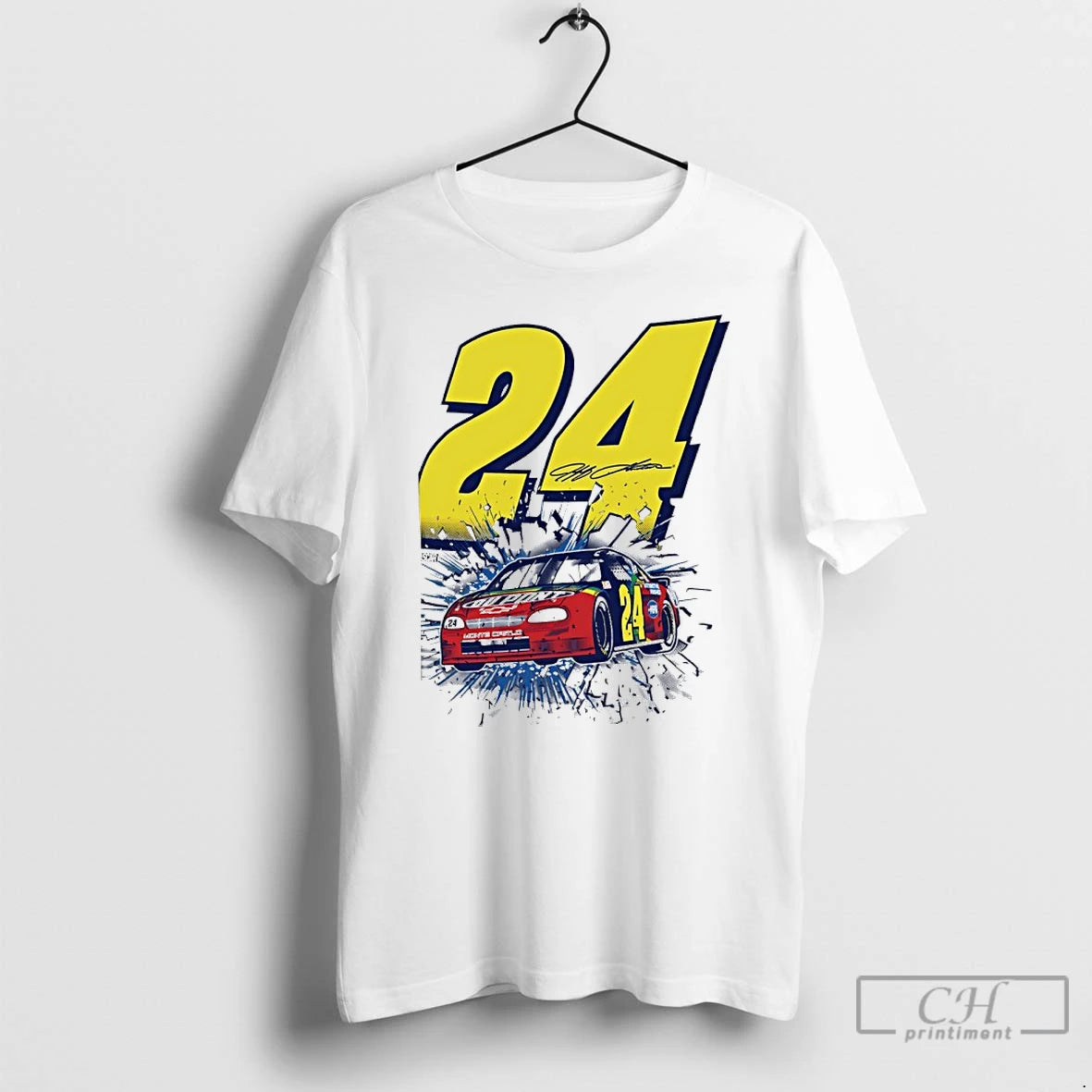Classic Jeff Gordon 24 Race Day Foundation Autographed T Shirts Hoodie, Sweatshirt | InkNestWear.com