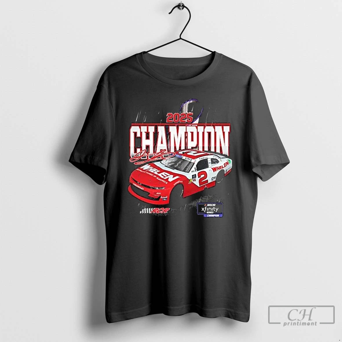 Classic Jesse Love Jr 2025 Nascar Xfinity Series Champion Long Sleve T Shirts Hoodie, Sweatshirt | InkNestWear.com