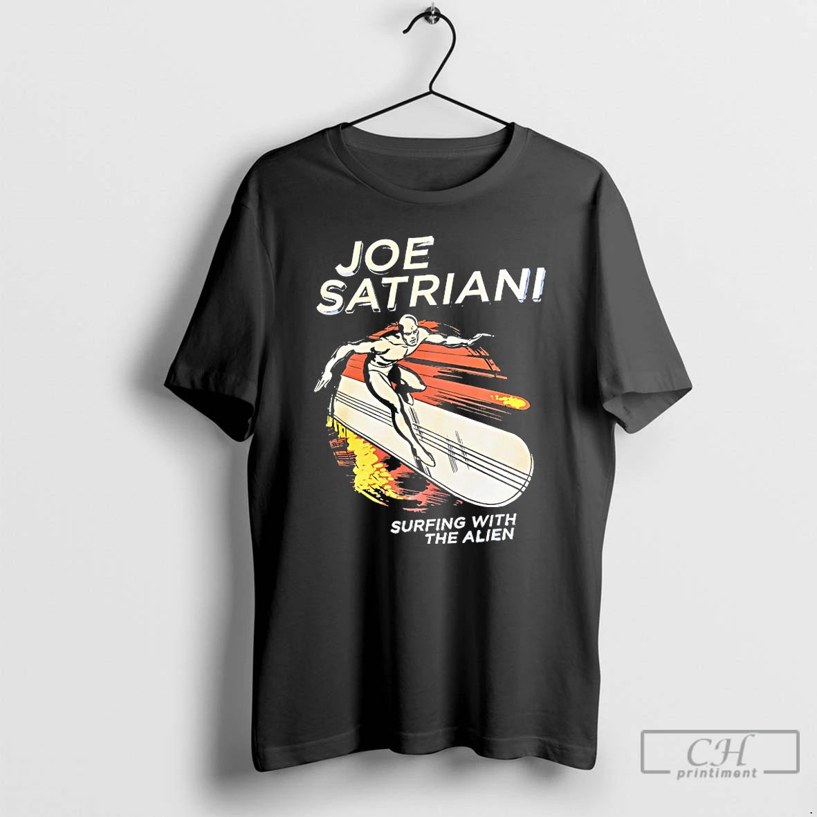 Classic Joe Satriani Surfing With The Alien T Shirts Hoodie, Sweatshirt | InkNestWear.com