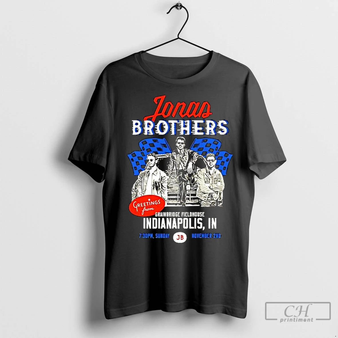 Classic Jonas Brothers Greeting From Your Hometown Indianapolis In Sunday Jb T-Shirts, Hoodie, Sweatshirt | InkNestWear.com