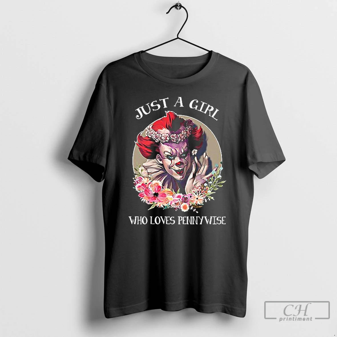 Classic Just A Girl Who Loves Pennywise T Shirts Hoodie, Sweatshirt | InkNestWear.com