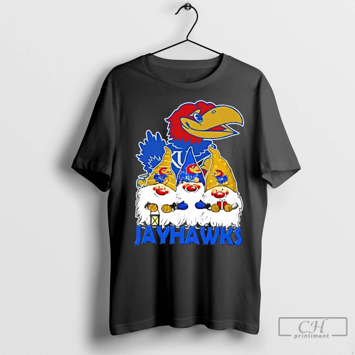 Classic Kansas Jayhawks X Gnomes Xmas Christmas T-Shirts, Hoodie, Sweatshirt | InkNestWear.com