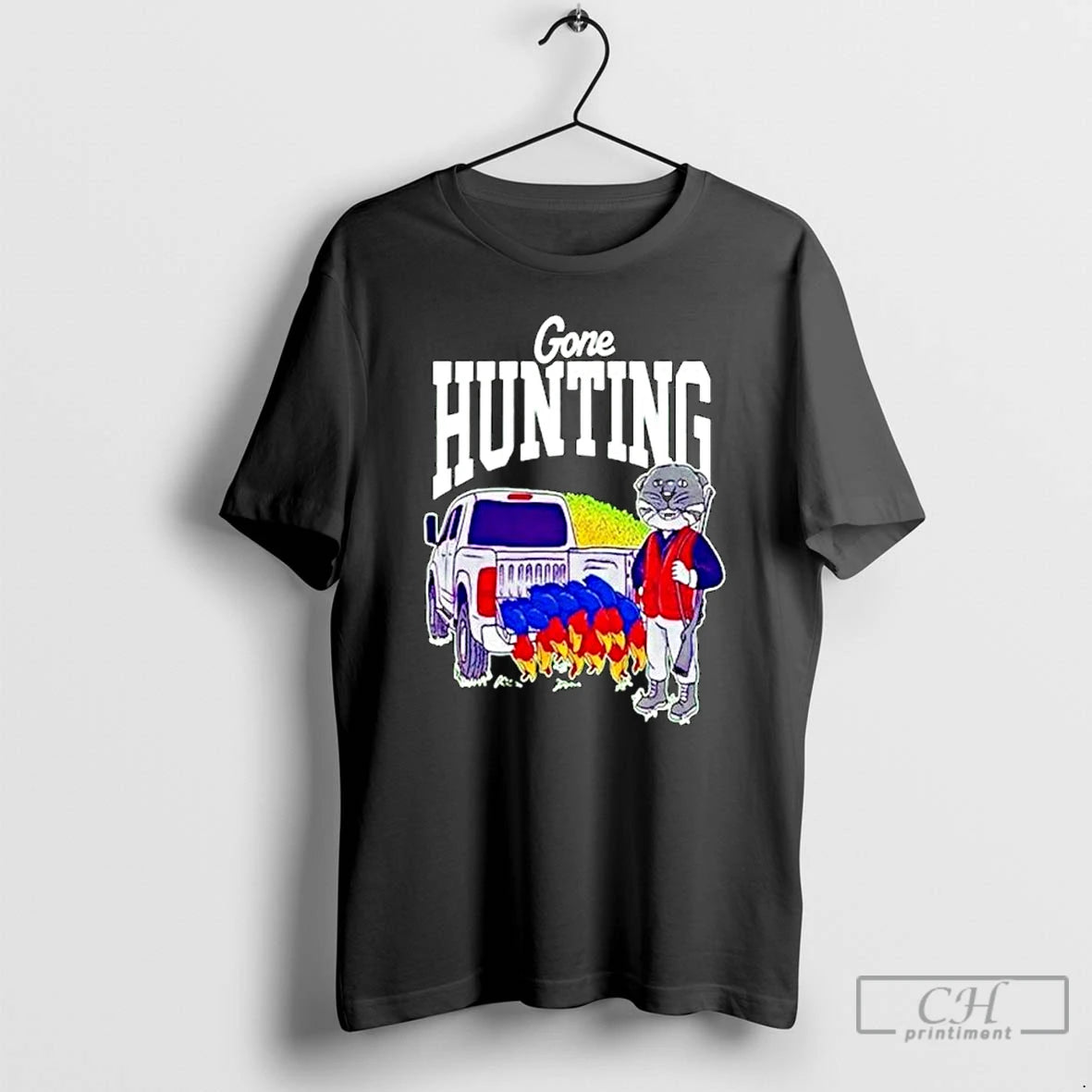 Classic Kansas State Beat Kansas Jayhawks Gone Hunting Ornaments T Shirts Hoodie, Sweatshirt | InkNestWear.com