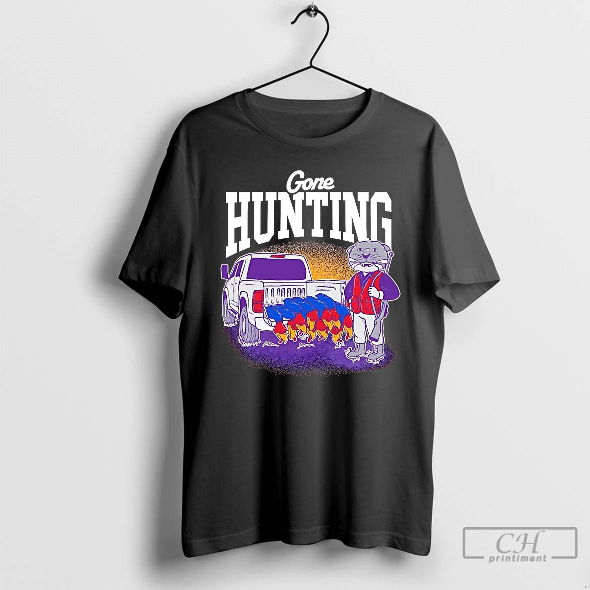Classic Kansas State Wildcats Gone Hunting T Shirts Hoodie, Sweatshirt | InkNestWear.com