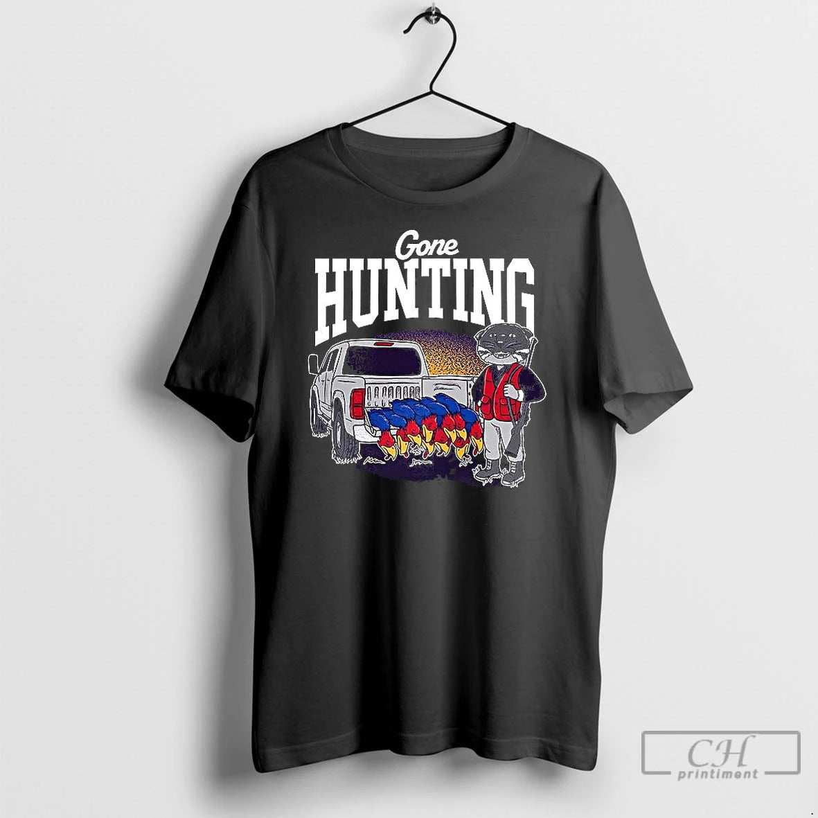 Classic Kansas State Wildcats Vs Kansas Jayhawks Gone Hunting T-Shirts, Hoodie, Sweatshirt | InkNestWear.com