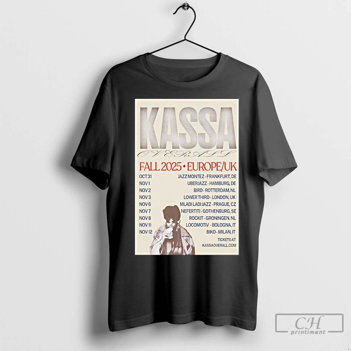 Classic Kassa Overall Europe Tour 2025 T-Shirts, Hoodie, Sweatshirt | InkNestWear.com