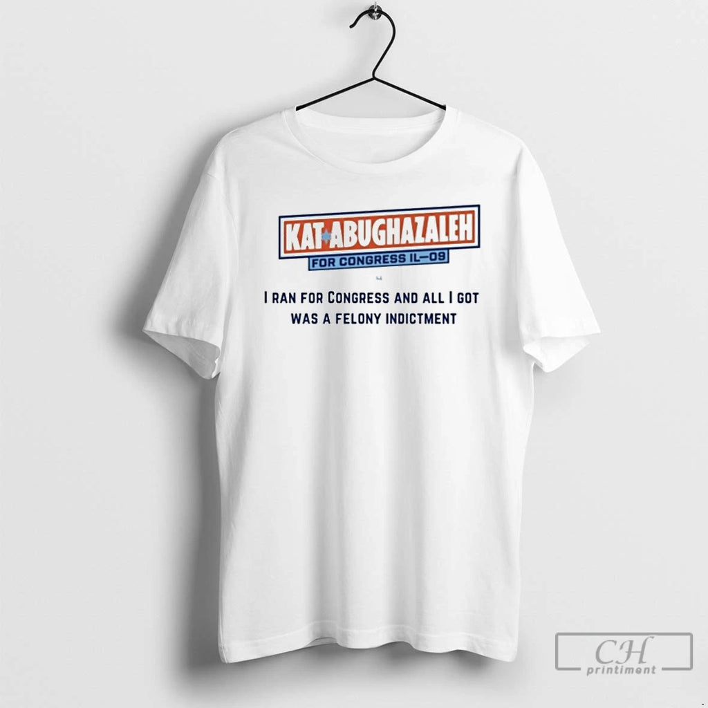 Classic Kat Abughazaleh For Congress T Shirts Hoodie, Sweatshirt | InkNestWear.com