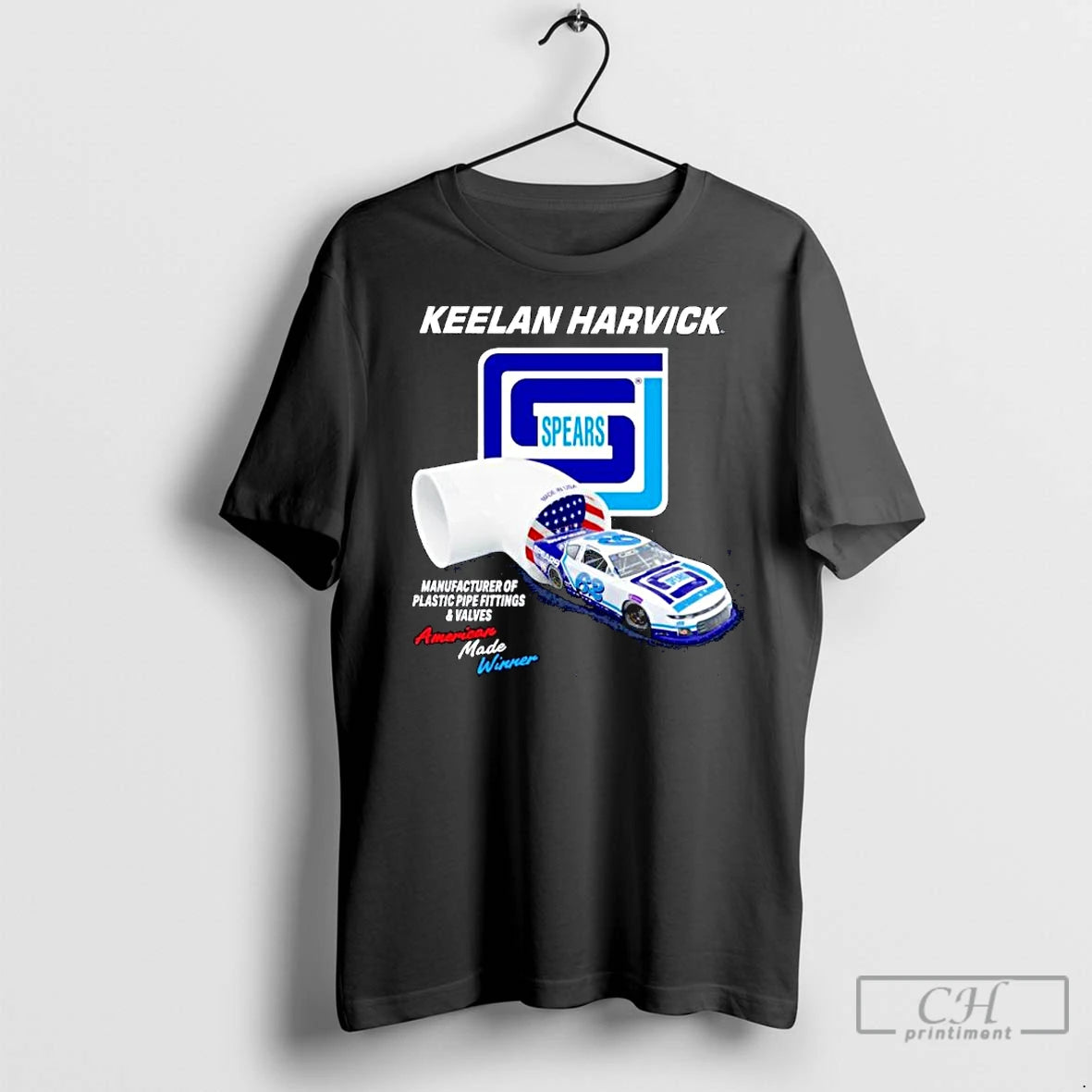 Classic Keelan Harvick Manufacturer Of Plastic Pipe Fittings And Valves American Made Winner Ornaments T-Shirts, Hoodie,...