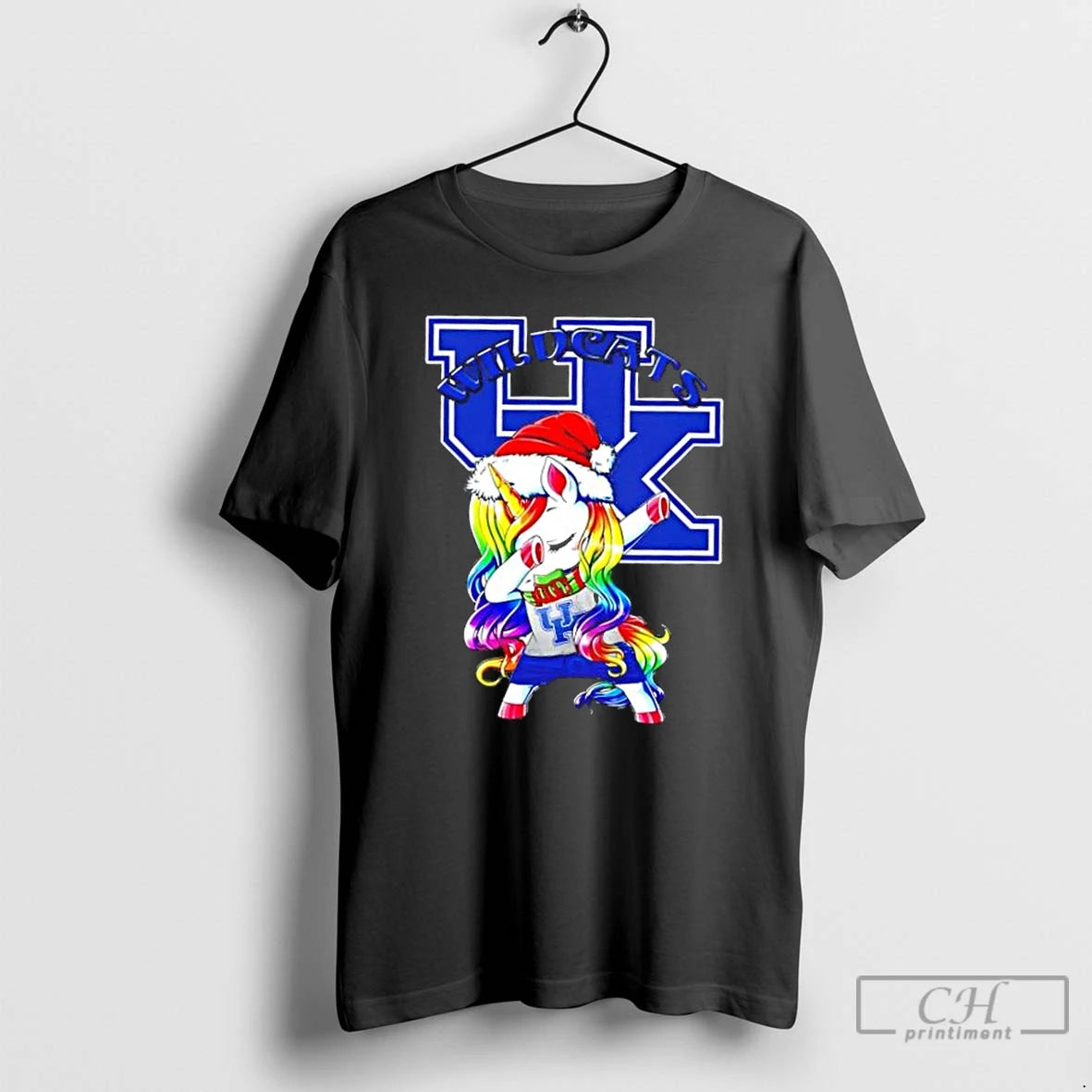 Classic Kentucky Wildcats Football X Unicorn Santa Hat Dabbing Merry Christmas T Shirts Hoodie, Sweatshirt | InkNestWear.com