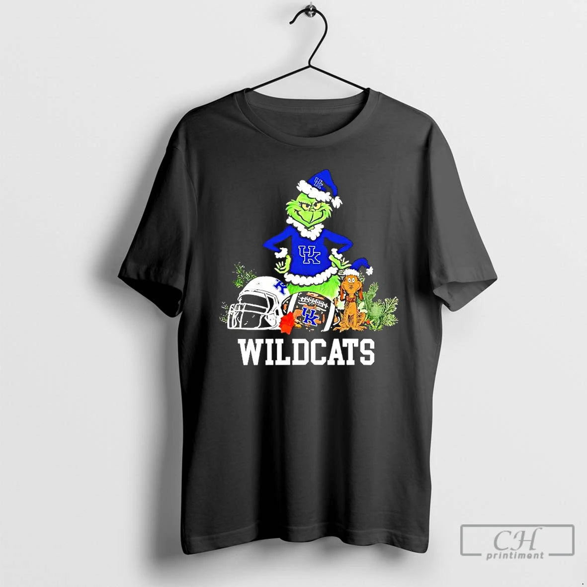 Classic Kentucky Wildcats The Grinch And Max Helmet Christmas 2025 T-Shirts, Hoodie, Sweatshirt | InkNestWear.com