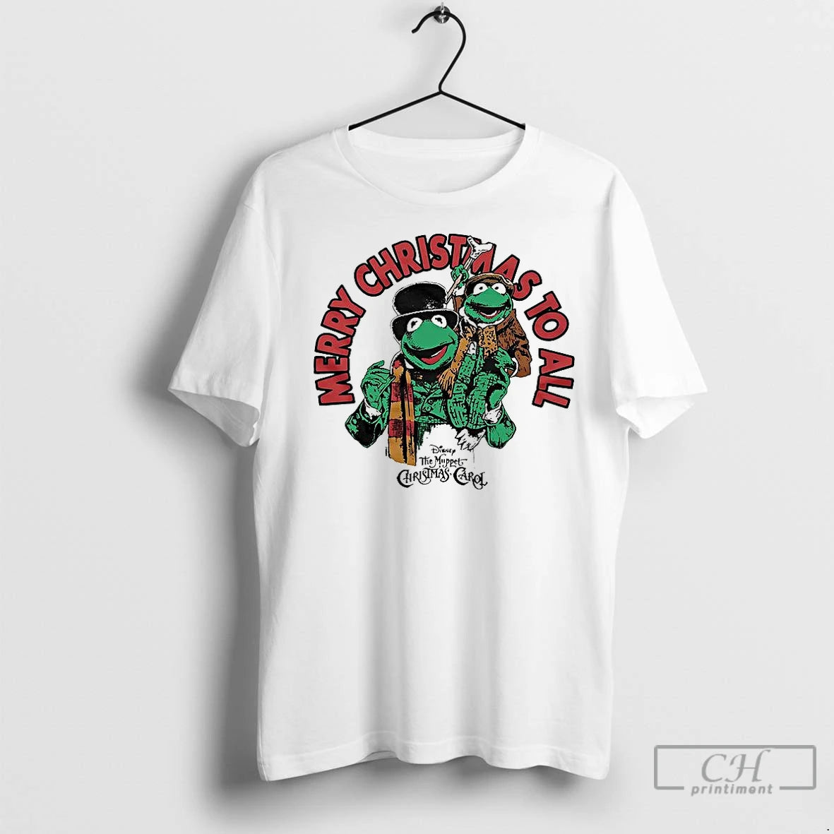 Classic Kermit The Frog And Robin The Frog Muppets Merry Christmas To All T-Shirts, Hoodie, Sweatshirt | InkNestWear.com