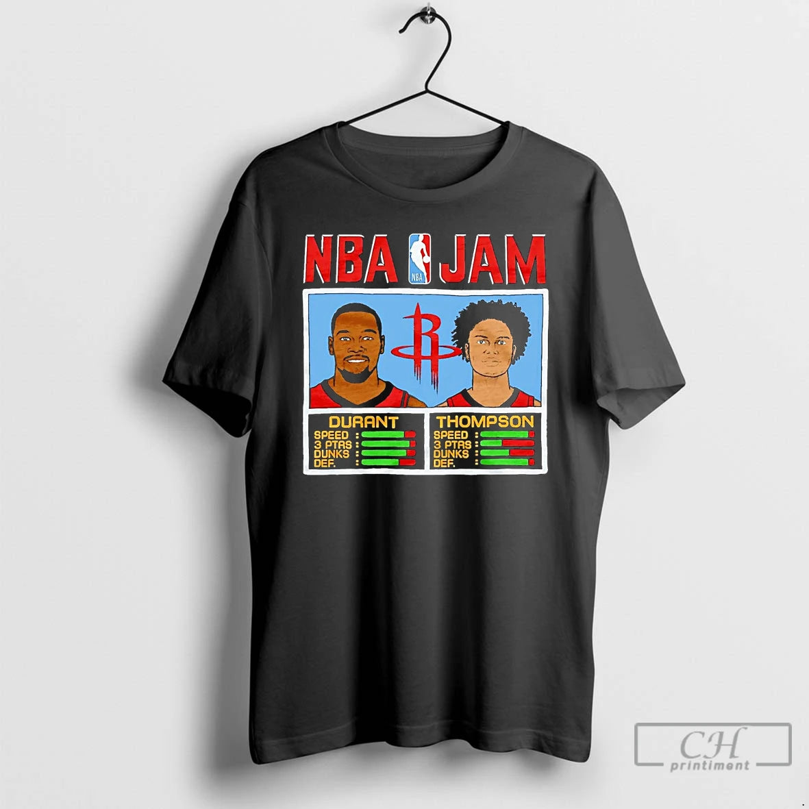 Classic Kevin Durant And Klay Thompson Nba Jam Houston Rockets T Shirts Hoodie, Sweatshirt | InkNestWear.com