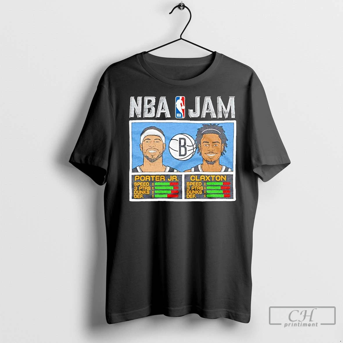 Classic Kevin Porter Jr And Nic Claxton Brooklyn Nets Nba Jam Ornaments T-Shirts, Hoodie, Sweatshirt | InkNestWear.com