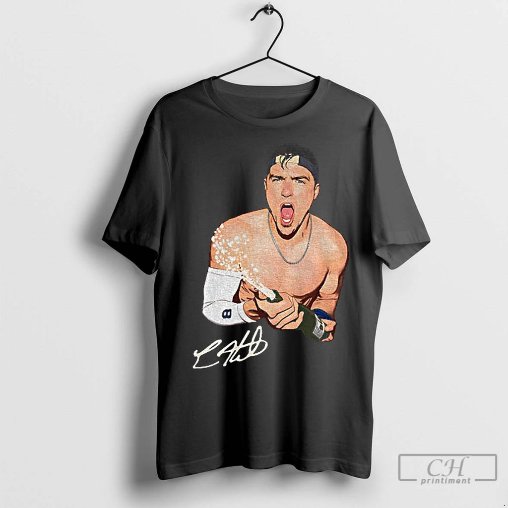 Classic Kike Hernandez Shirtless Champions Celebration Los Angeles Dodgers Mlb World Series Signature T-Shirts, Hoodie,...
