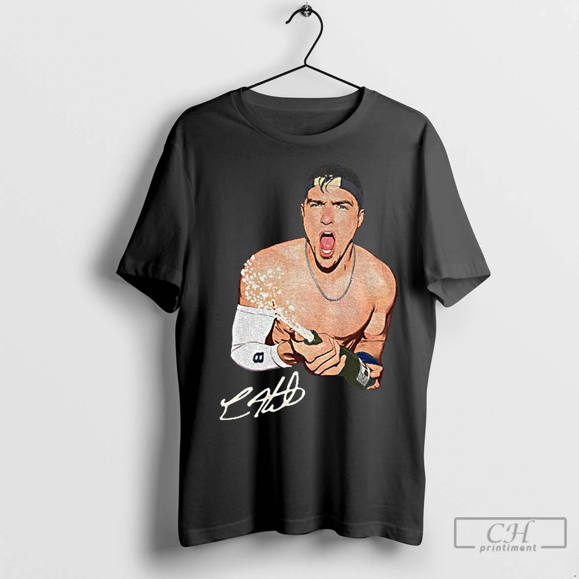 Classic Kike Hernandez Shirtless Champions Celebration Los Angeles Dodgers Mlb World Series Signature T-Shirts, Hoodie,...