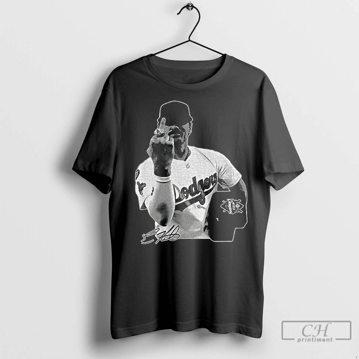 Classic Kike Hernandez Middle Finger Ring Celebration Los Angeles Dodgers Mlb World Series Signature T-Shirts, Hoodie,...