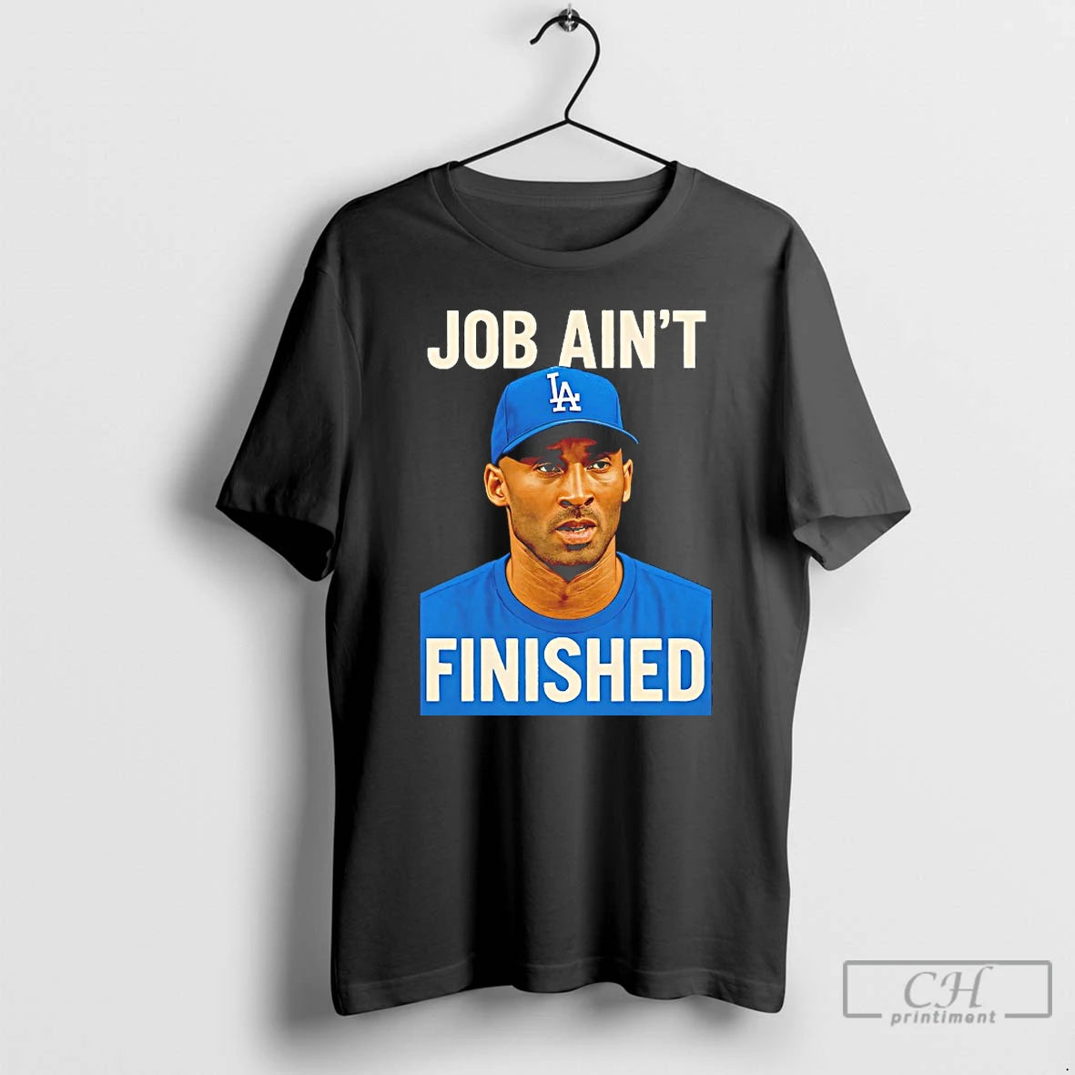 Classic Kobe Bryant Job Aint Finished Los Angeles Dodgers T Shirts Hoodie, Sweatshirt | InkNestWear.com
