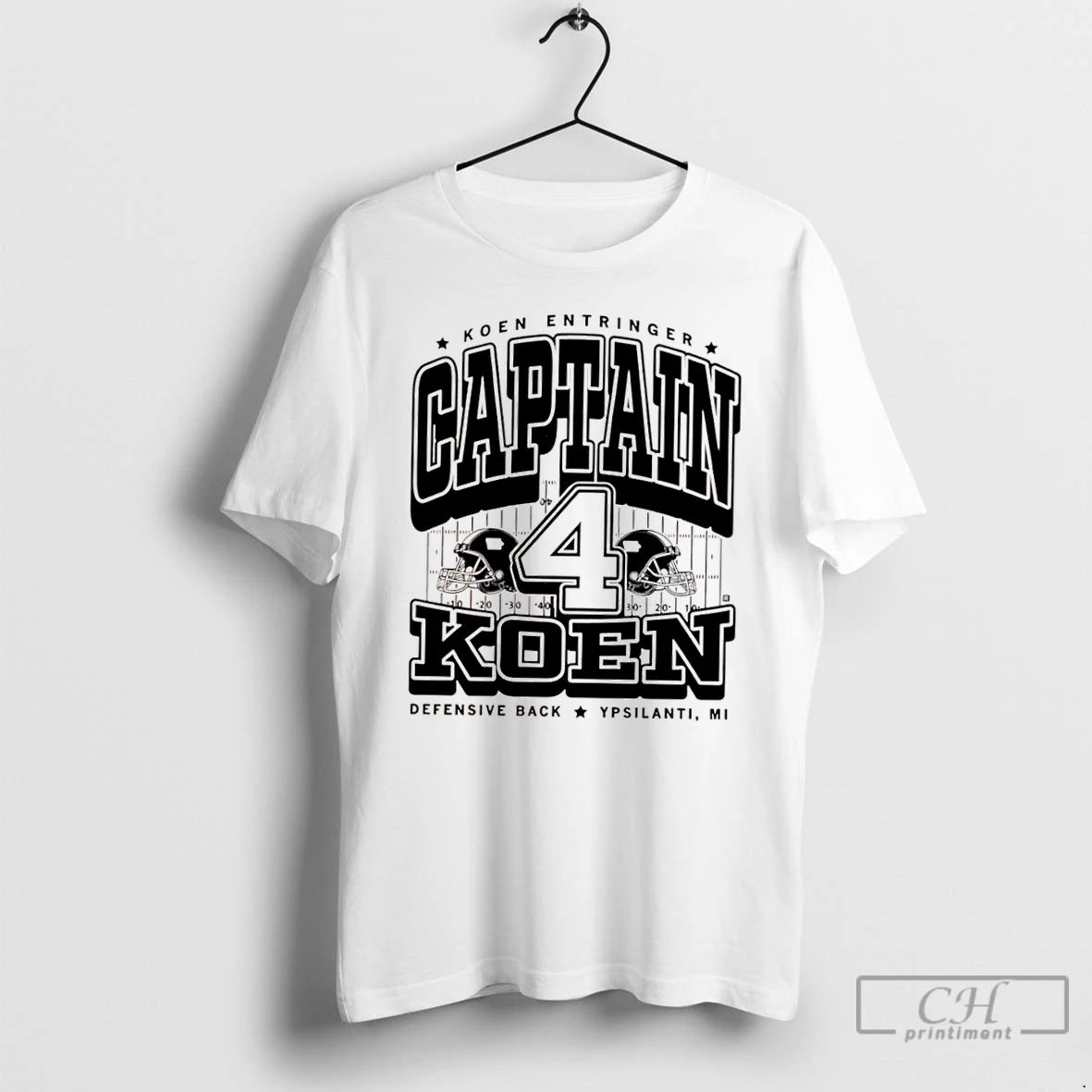 Classic Koen Entringer Captain Koen Defensive Back Ypsilanti Mi 4 Baseball T Shirts Hoodie, Sweatshirt | InkNestWear.com