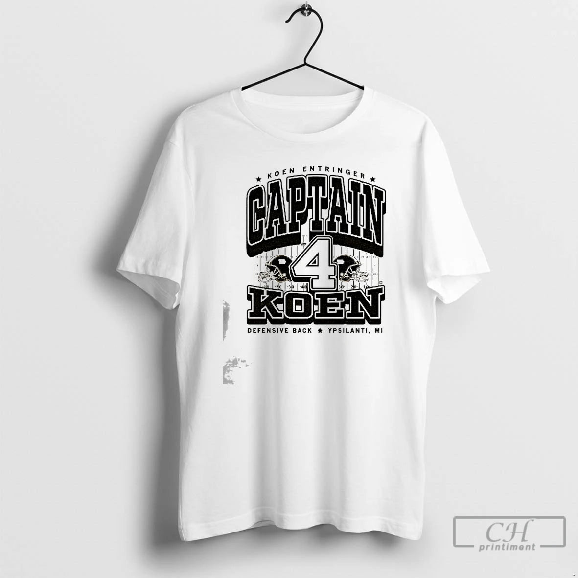 Classic Koen Entringer Captain Koen Defensive Back Ypsilanti Mi T Shirts Hoodie, Sweatshirt | InkNestWear.com