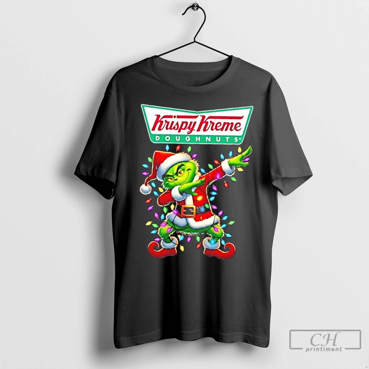 Classic Krispy Kreme Grinch Dabbing Merry Christmas T-Shirts, Hoodie, Sweatshirt | InkNestWear.com