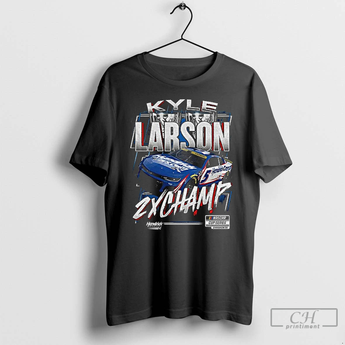 Classic Kyle Larson Hendrick Motorsports Two Time Nascar Cup Series Champion Trophy 2025 T Shirts Hoodie, Sweatshirt