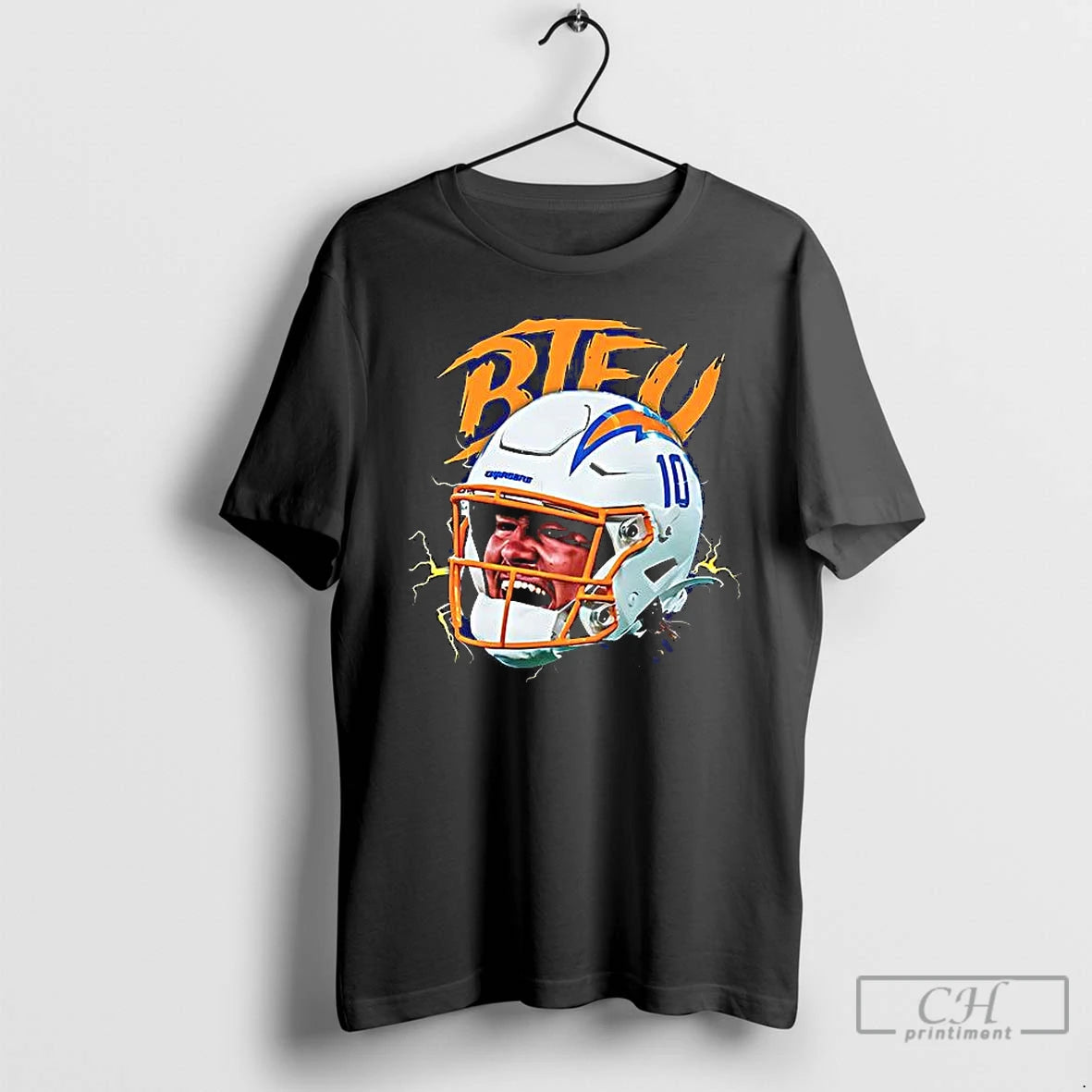 Classic La Chargers Justin Herbert Graphic Scream T Shirts Hoodie, Sweatshirt | InkNestWear.com