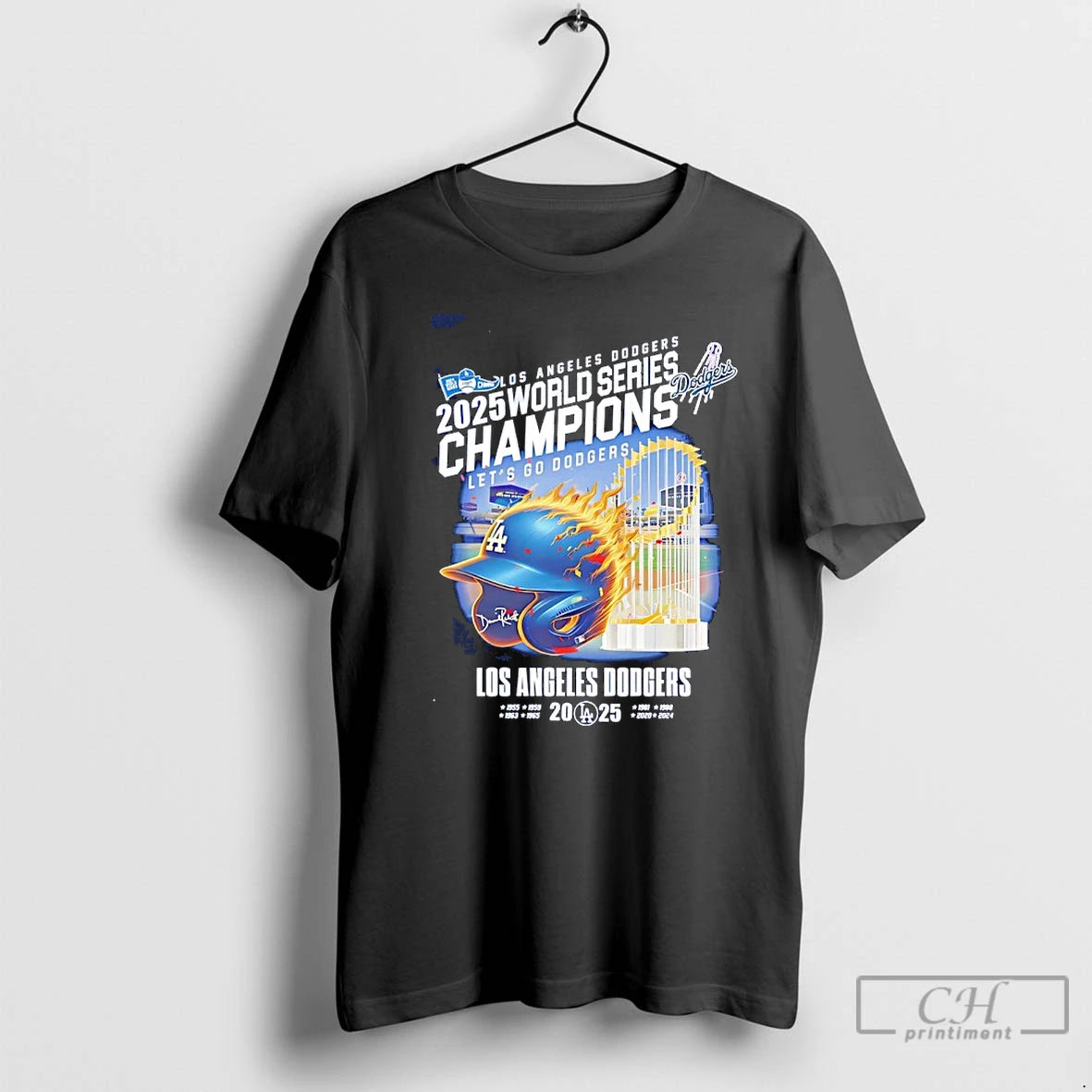 Classic La Dodgers 2025 World Series Champions Lets Go Dodgers Helmets T Shirts Hoodie, Sweatshirt | InkNestWear.com