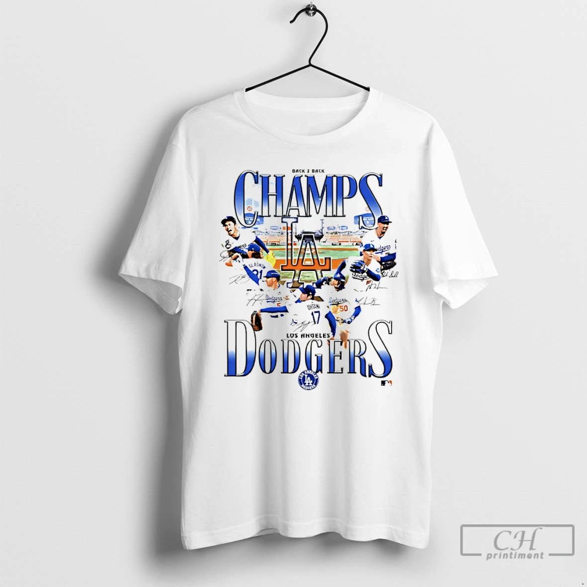 Classic La Dodgers 2025 World Series Champions Back To Back Graphic T Shirts Hoodie, Sweatshirt | InkNestWear.com
