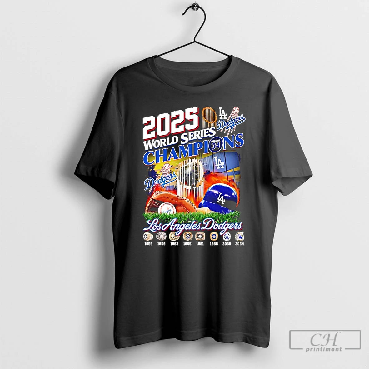 Classic La Dodgers 2025 World Series Champions Trophy Helmet T Shirts Hoodie, Sweatshirt | InkNestWear.com