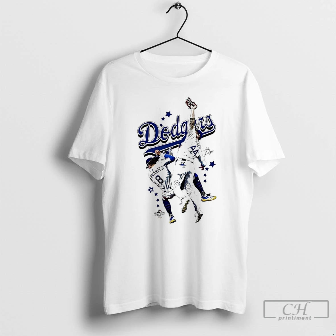 Classic La Dodgers Andy Pages And Enrique Hernandez 2025 World Series Champs Signatures T Shirts Hoodie, Sweatshirt