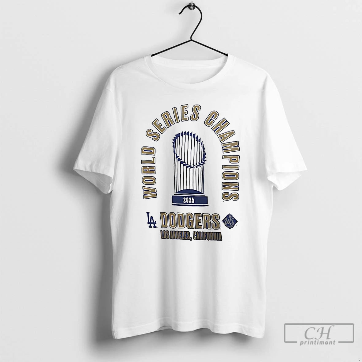 Classic La Dodgers World Series Champions Trophy 2025 T Shirts Hoodie, Sweatshirt | InkNestWear.com