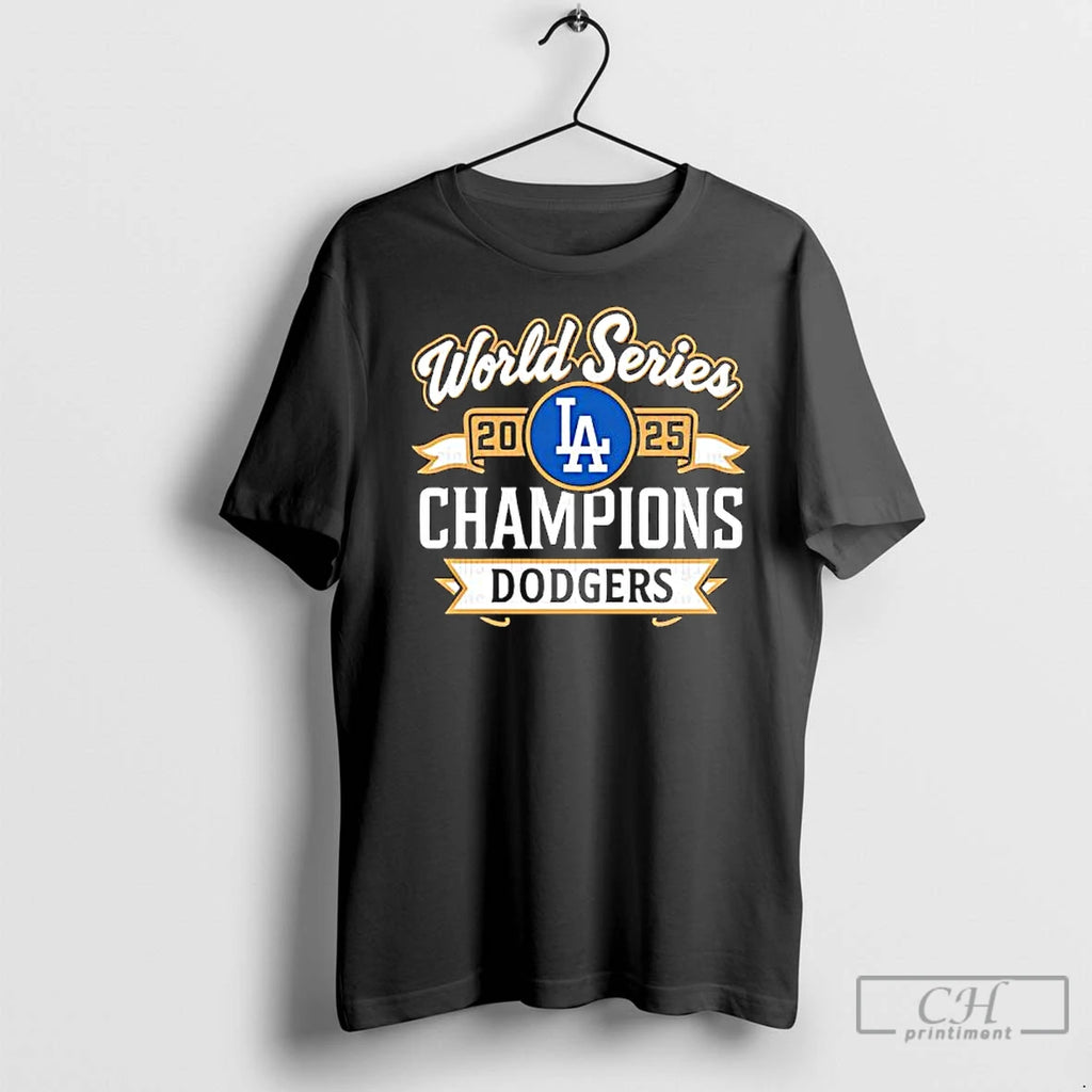Classic La Dodgers As 2025 World Series Champions Central Logo T-Shirts, Hoodie, Sweatshirt | InkNestWear.com