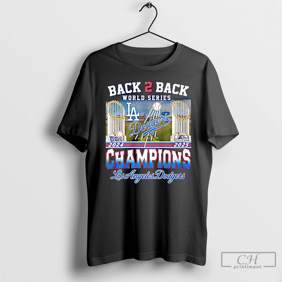 Classic La Dodgers Back Back 2024 2025 World Champions Trophy T-Shirts, Hoodie, Sweatshirt