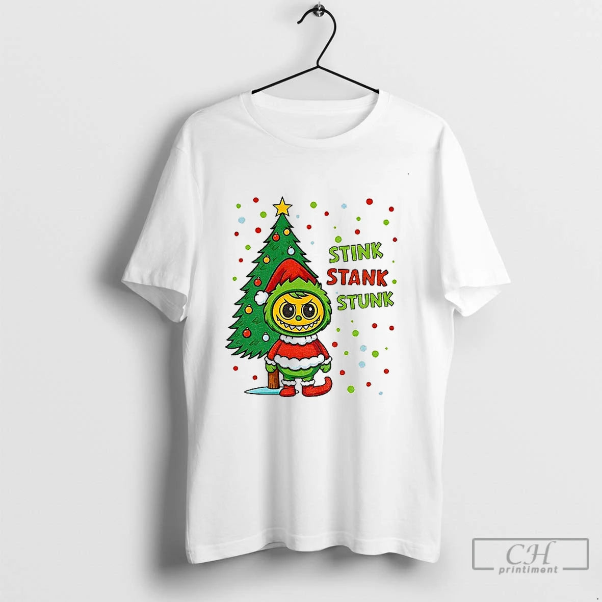 Classic Labubu Elf Xmas Stink Stank Stunk Christmas T-Shirts, Hoodie, Sweatshirt | InkNestWear.com