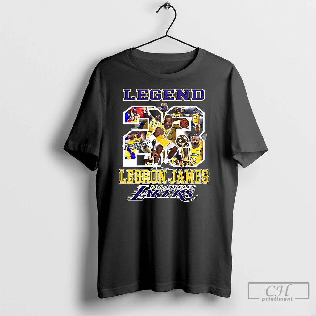 Classic Legend Lebron Lakers Los Angeles Number 23 Collage Signature T-Shirts, Hoodie, Sweatshirt | InkNestWear.com