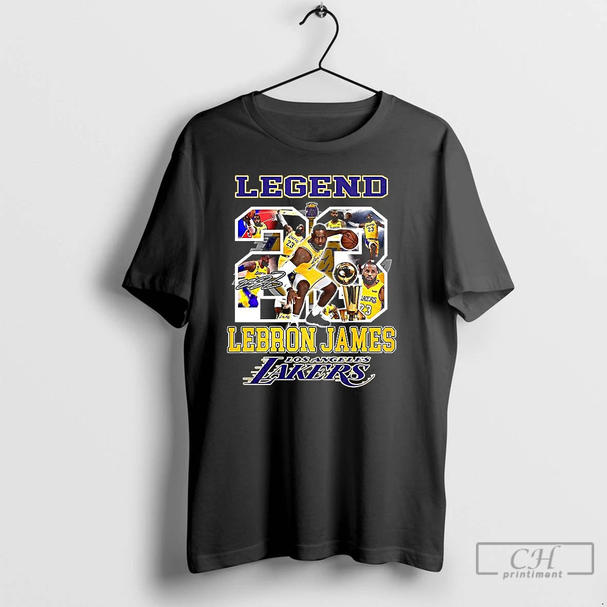 Classic Legend Lebron Lakers Los Angeles Number 23 Collage Signature T Shirts Hoodie, Sweatshirt | InkNestWear.com