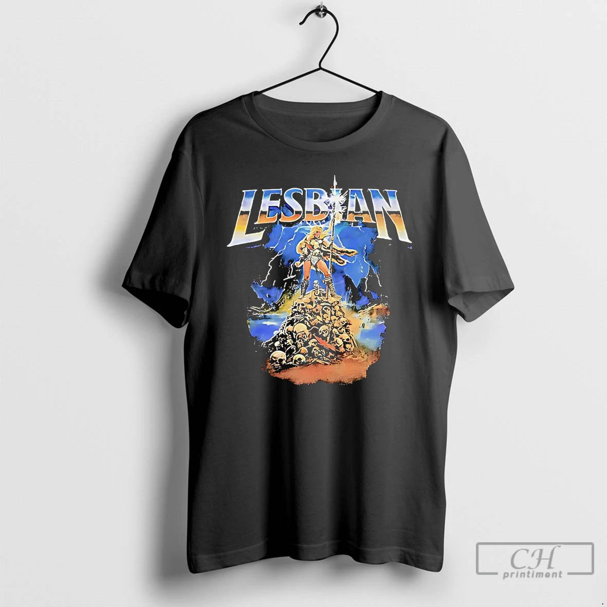Classic Lesbian Warrior Princess Dark Fantasy Lgbt T Shirts Hoodie, Sweatshirt | InkNestWear.com