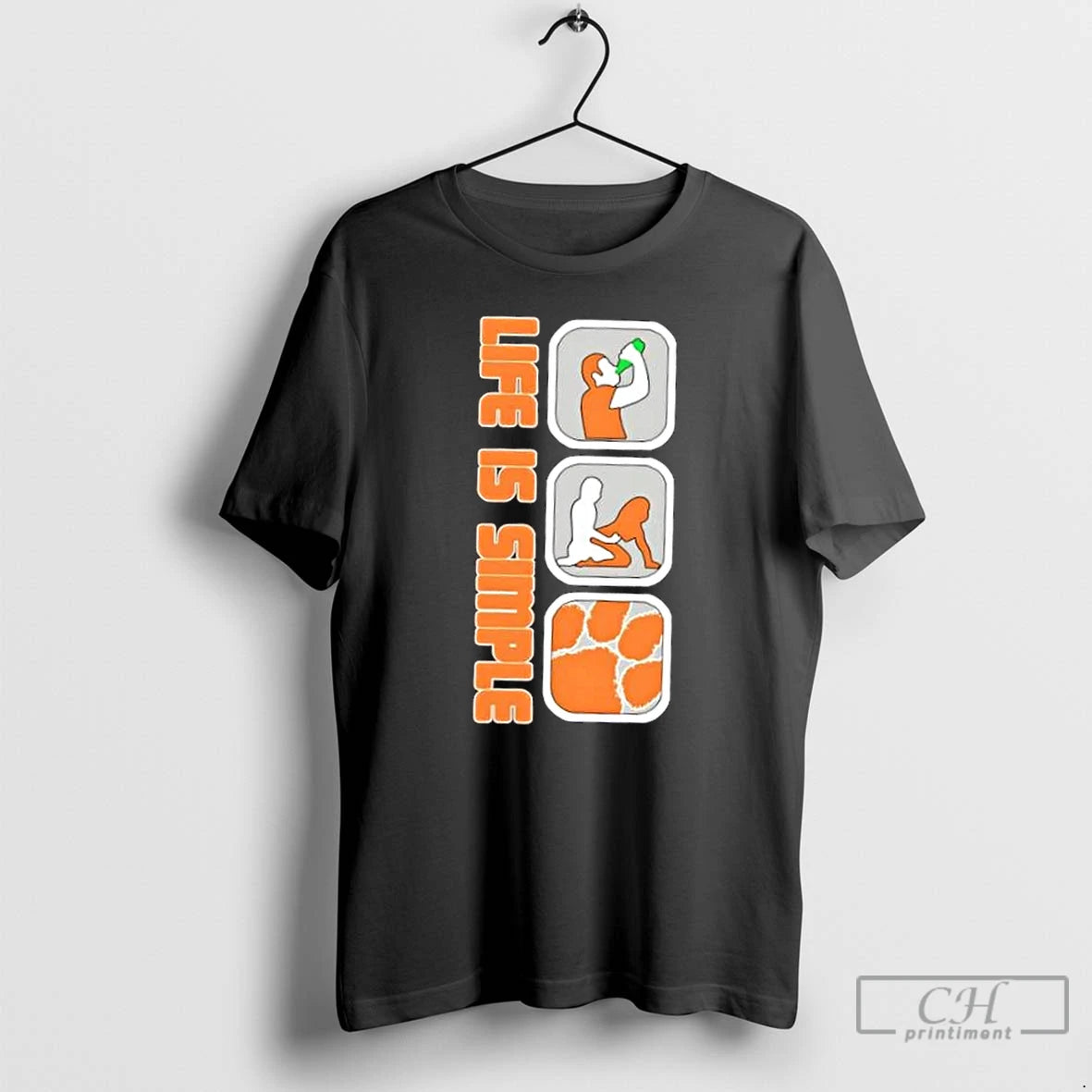 Classic Life Is Simple Clemson Tigers T Shirts Hoodie, Sweatshirt | InkNestWear.com