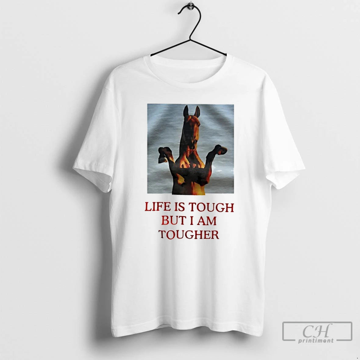 Classic Life Is Tough But I Am Tougher Horse T Shirts Hoodie, Sweatshirt | InkNestWear.com