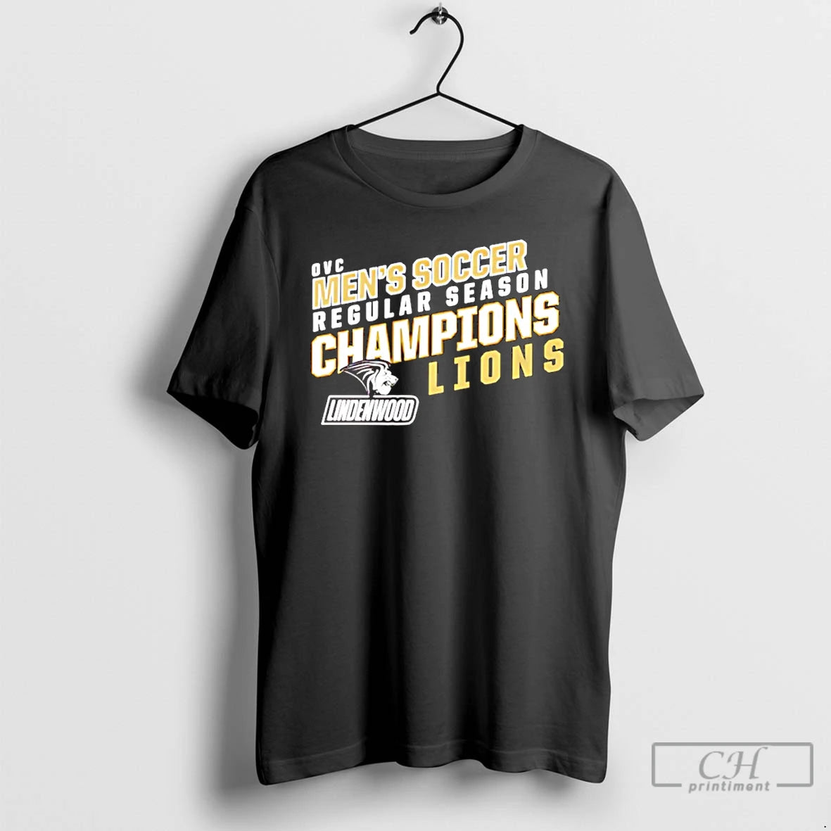 Classic Lindenwood Lions 2025 Mens Soccer Ohio Valley Conference Regular Season Champions T Shirts Hoodie, Sweatshirt